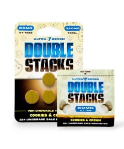 Ultra Seven Double Stacks 7-Oh Chewable Tablets Cookies & Cream 80mg Per Tablet